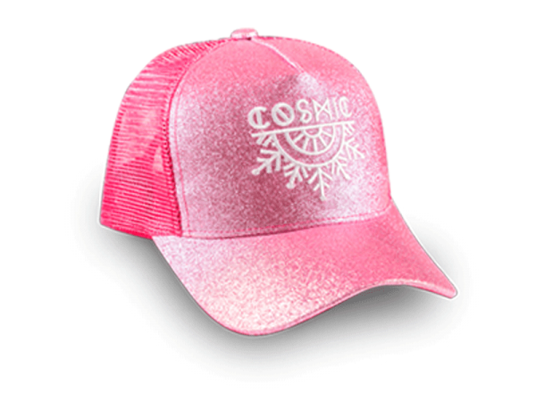 gorra cosmic rosado femenino